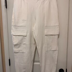 Alice + Olivia Cream Lined Casual Sweatpants